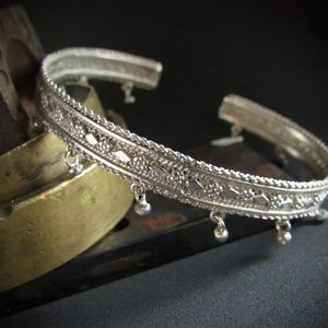 Sterling silver bracelet.